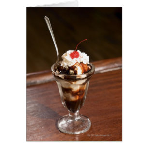 Chocolade sundae