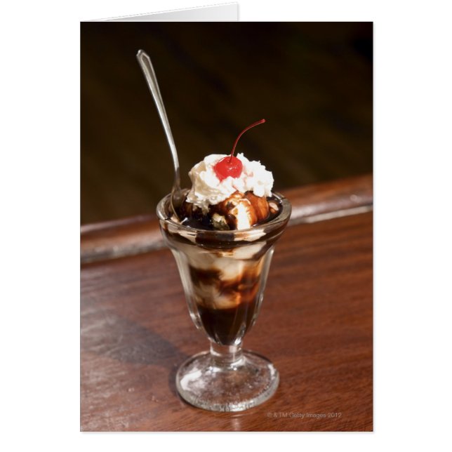 Chocolade sundae (Voorkant)