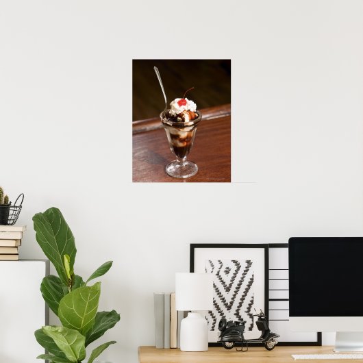Chocolade sundae poster (Thuiskantoor)