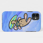 Chocolade Surfen Bunny iPhone 5 Casemate Case-Mate iPhone Case (Achterkant (horizontaal))