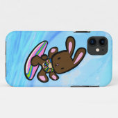 Chocolade Surfen Bunny iPhone 5 Casemate Case-Mate iPhone Case (Achterkant (horizontaal))
