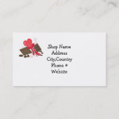 Chocolade Sweet Shop Visitekaartje (Achterkant)