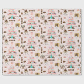 Chocolade Sweet Treats Cupcakes Decoupage Cadeaupapier (Vlak)