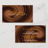Chocolade Swirl-Visitekaartje Visitekaartje (Voorkant / Achterkant)