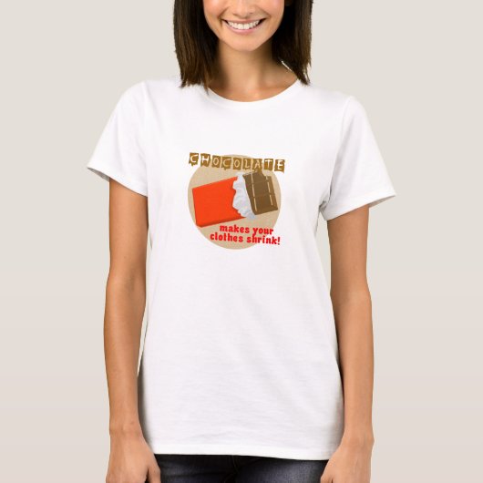 Chocolade T-Shirt (Voorkant)