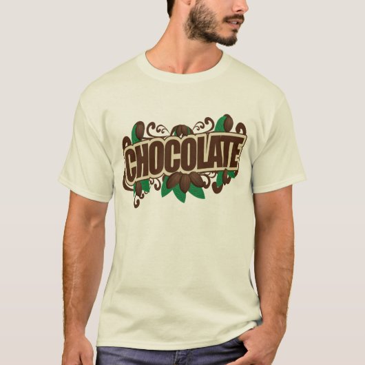 Chocolade T-shirt (Voorkant)