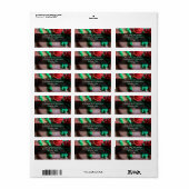 Chocolade taart decoreren etiket (Full Sheet)