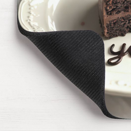 Chocolade taart dessert muismat (Hoek)