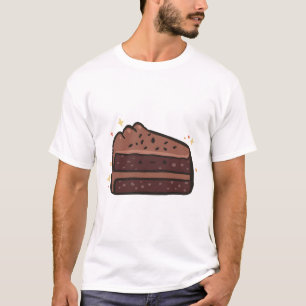 Chocolade taart kunst Verrukking � Leuke Dierlijke T-shirt