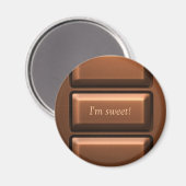Chocolade Tablet Magneet (Voorkant / Achterkant)