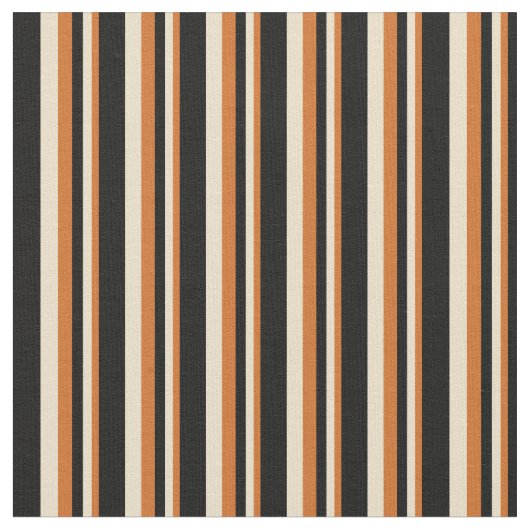 Chocolade, Tan en Black Pattern Stof (Close Up)