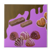 Chocolade tegels tegeltje (Voorkant)
