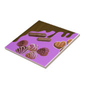 Chocolade tegels tegeltje (Zijkant)