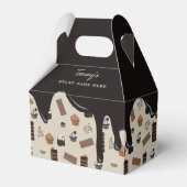 Chocolade Thema Patij Feest Bedankdoosjes (Voorkant Zijde)