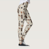 Chocolade thema patroon leggings (Rechts)