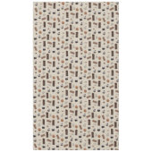 Chocolade thema patroon tafelkleed (Voorkant)