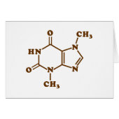 Chocolade Theobromine Moleculaire chemische formul (Voorkant Horizontaal)