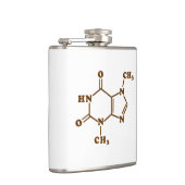 Chocolade Theobromine Moleculaire chemische formul Heupfles (Rechts)