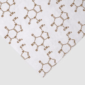 Chocolade Theobromine Moleculaire chemische formul Tissuepapier (Detail)