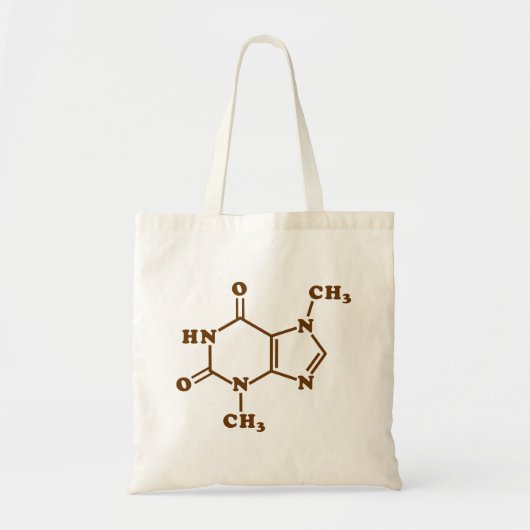 Chocolade Theobromine Moleculaire chemische formul Tote Bag (Voorkant)