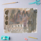 Chocolade Tones Abstract, groot weefselpapier Tissuepapier (Craft)