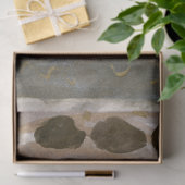 Chocolade Tones Abstract, groot weefselpapier Tissuepapier (Geschenk)