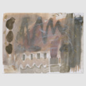 Chocolade Tones Abstract, groot weefselpapier Tissuepapier (Voorkant)