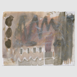 Chocolade Tones Abstract, groot weefselpapier Tissuepapier