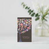 Chocolade Tree Online Store Business Profile Card Visitekaartje (Staand voorkant)