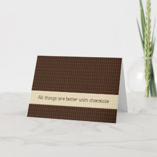 Chocolade Troost Kaart