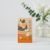 Chocolade Trouwtaart/Bakkerij/Pâtisserie Visitekaartje (Staand voorkant)