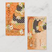 Chocolade Trouwtaart/Bakkerij/Pâtisserie Visitekaartje (Voorkant / Achterkant)