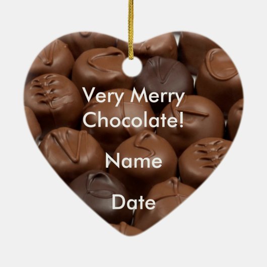 Chocolade Truffels Ornament (Achterkant)