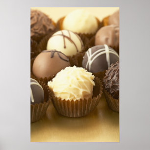 Chocolade Truffels Poster Print