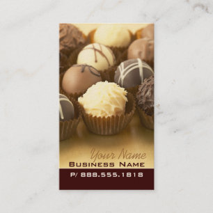 Chocolade Truffels Visitekaartjes