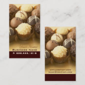 Chocolade Truffels Visitekaartjes (Voorkant / Achterkant)