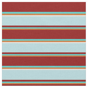 Chocolade, Turquoise, donkerrood, poeder blauw, wi Stof