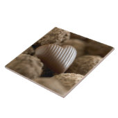 chocolade uit andere chocolade tegeltje (Zijkant)
