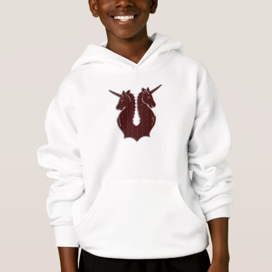 Chocolade Unicorns hoodie (Voorkant)