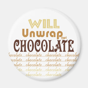 Chocolade Unwrap Magneet