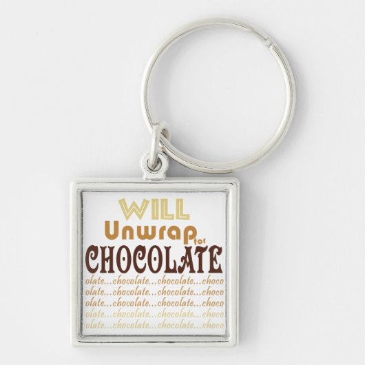 Chocolade Unwrap Sleutelhanger (Voorkant)