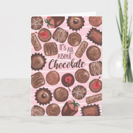 Chocolade -Valentijnsdag Kaart -PERSONALISEREN