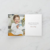 Chocolade Vanille Ijs Swirl Kinderverjaardag Bedankkaart (Binnen)