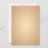 Chocolade verjaardagsfeestje uitnodiging (Achterkant)