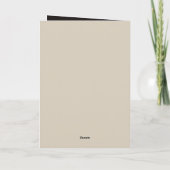 Chocolade verjaardagstaart Gelukkige verjaardag Kaart (Achterkant)