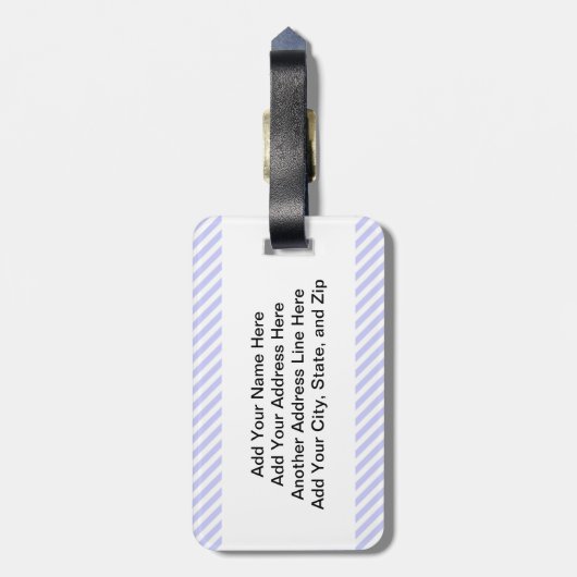 Chocolade Verrijkte Humor Bagagelabel (Achterkant verticaal)