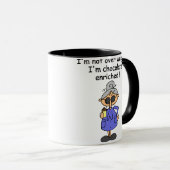 Chocolade Verrijkte Humor Mok (Voorkant rechts)