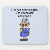 Chocolade Verrijkte Humor Muismat (Voorkant)