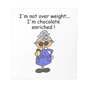 Chocolade Verrijkte Humor Notitieblok