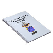 Chocolade Verrijkte Humor Notitieboek (Rechterzijde)